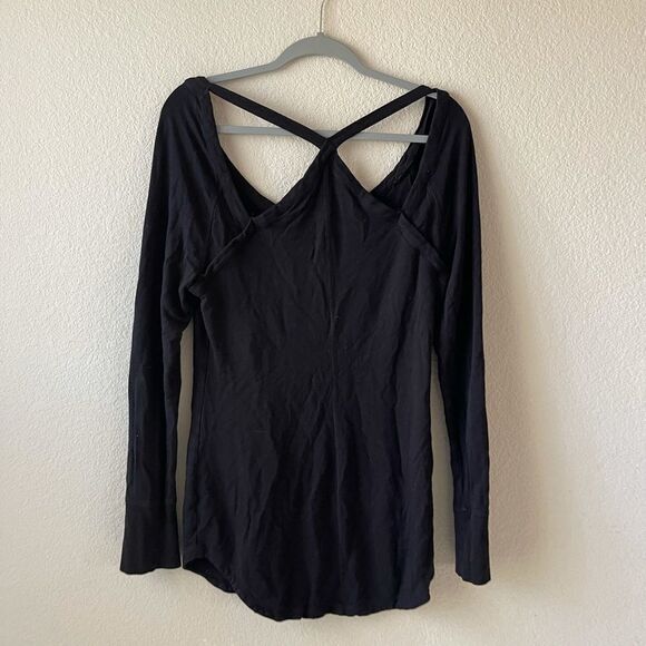 Athleta black cutout back sweater - Picture 7 of 7